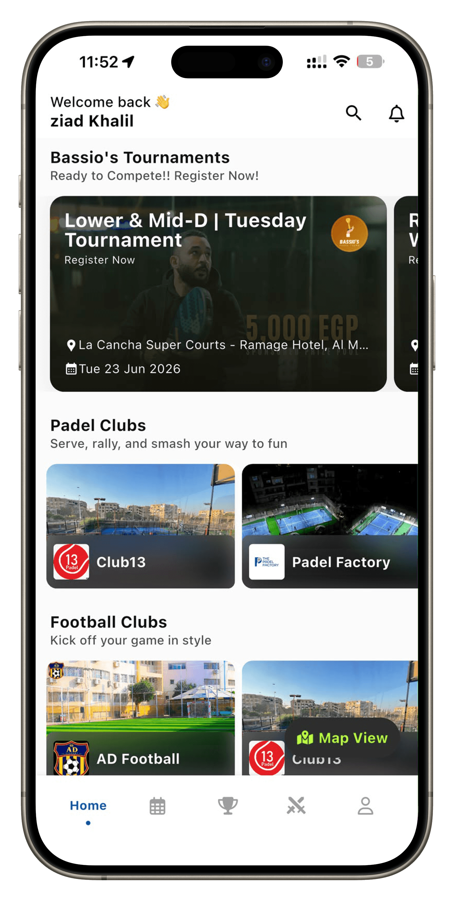 Spark app screen
